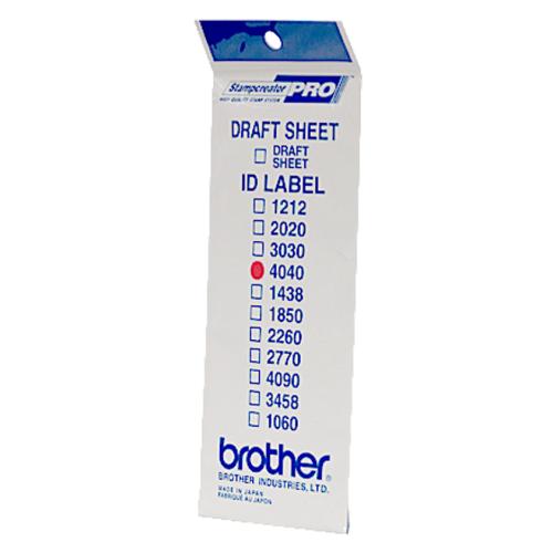 Brother etikete (ID4040 / 40x40mm)