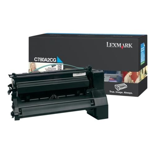 Lexmark toner cian (C780A2CG / 0C780A2CG)