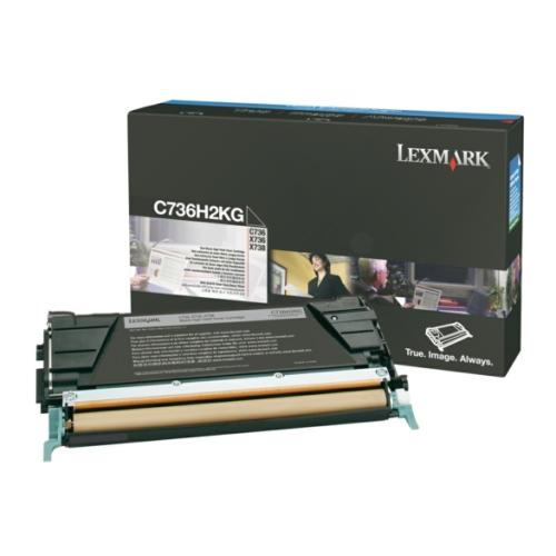 Lexmark toner črna (C736H2KG / 0C736H2KG)