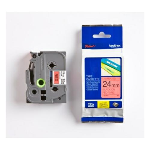 Brother pisalni trak črna na rdeča (TZE451), 24mm, laminirano