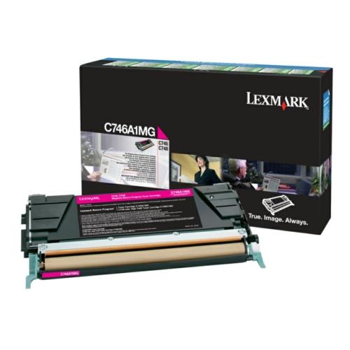 Lexmark toner magenta (C746A1MG / 0C746A1MG) (Vrnitev)