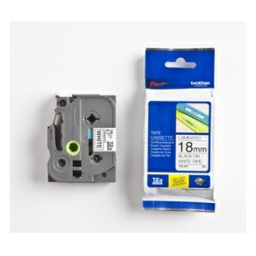 Brother pisalni trak črna na bela (TZE241CIV), 18mm, laminirano