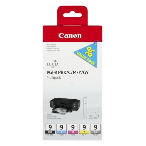 Canon polnilo za kartušo črna fotografijagrafija / cian / magenta / rumena / siva (1034B013 / PGI9) (multipack)