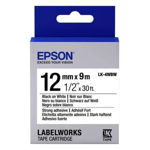 Epson barvni trak črna / bela (C53S654016 / LK4WBW)