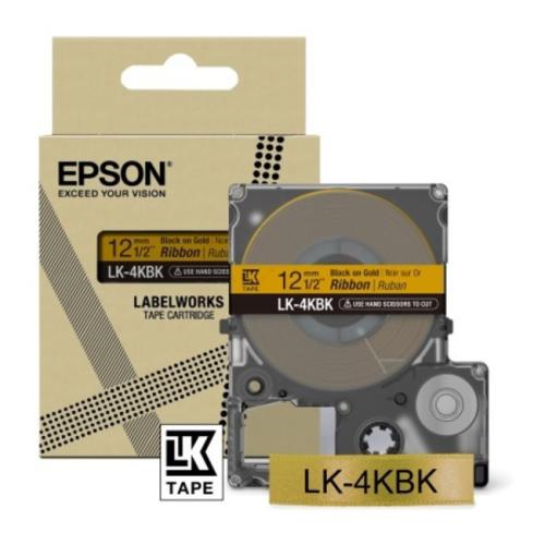 Epson barvni trak črna / zlato (C53S654001 / LK4KBK)
