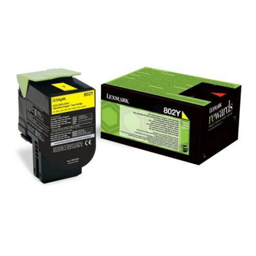 Lexmark toner rumena (80C20YE / 802YE)