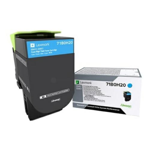Lexmark toner cian (71B0H20 / 071B0H20)
