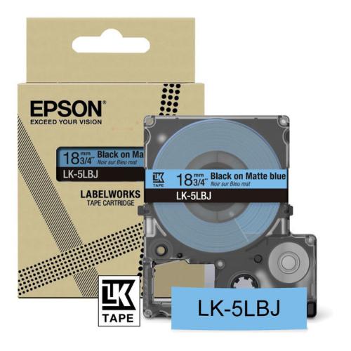 Epson etikete črna / modra (C53S672081 / LK5LBJ)