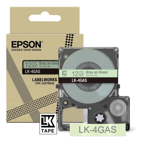 Epson etikete gray/green (C53S672105 / LK4GAS)