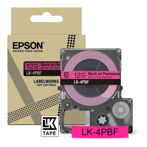 Epson etikete black/Roza (C53S672100 / LK4PBF)