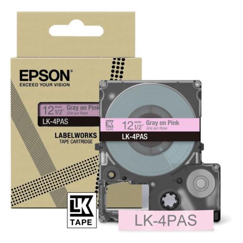 Epson etikete gray/Roza (C53S672103 / LK4PAS)