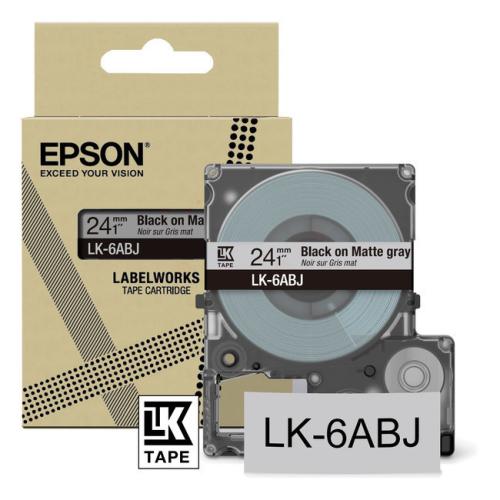 Epson etikete črna / siva (C53S672088 / LK6ABJ)