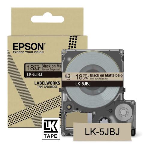 Epson etikete črna (C53S672091 / LK5JBJ)