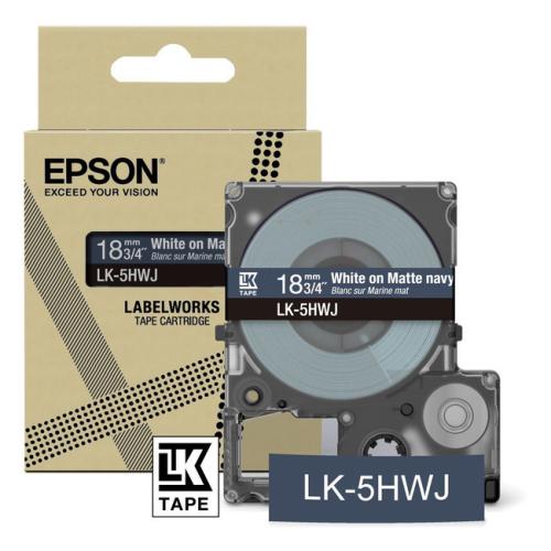 Epson etikete modra / bela (C53S672085 / LK5HWJ)