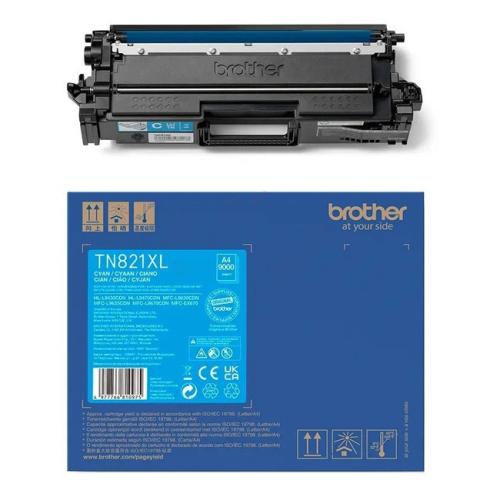 Brother toner cian (TN821XLC)