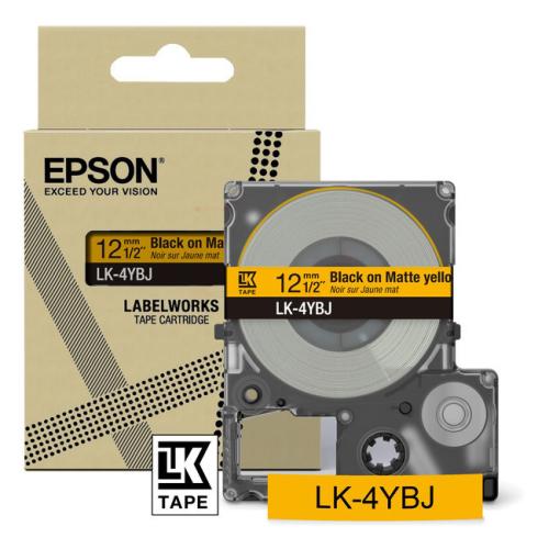Epson etikete črna / rumena (C53S672074 / LK4YBJ)