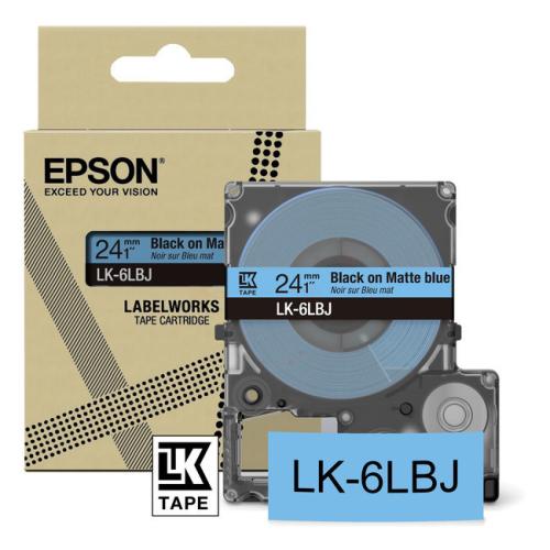 Epson etikete črna / modra (C53S672082 / LK6LBJ)